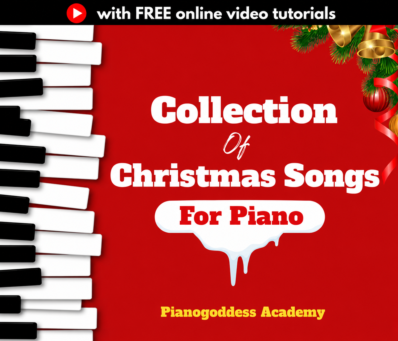 Festive Christmas Piano Song Collection-1 Collection of Christmas Songs - Image 1